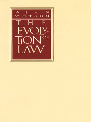 cover image of The Evolution of Western Private Law
